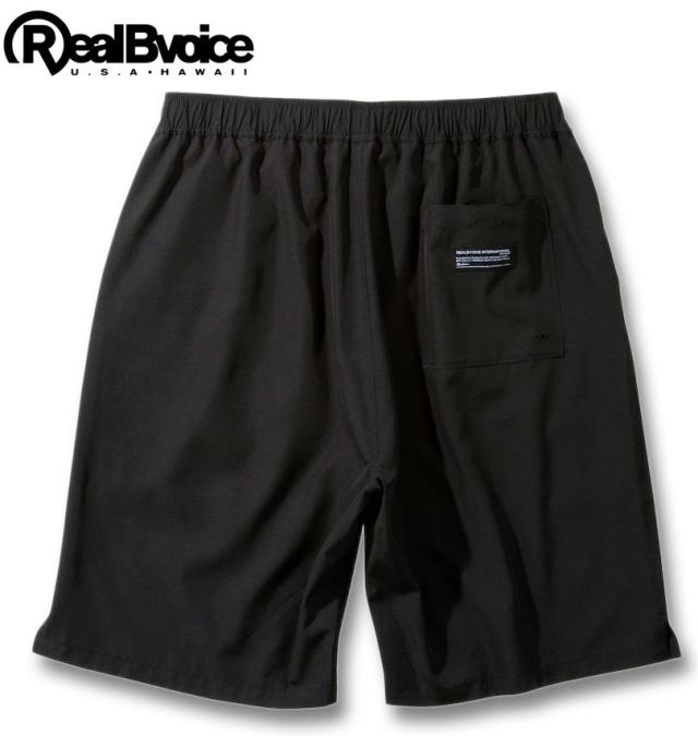 大きいサイズ RealBvoice NO-PANTS STYLE DRY ストレッチ ショーツ ブラック 3L 4L 5L 6L/1274-5535-2-81
