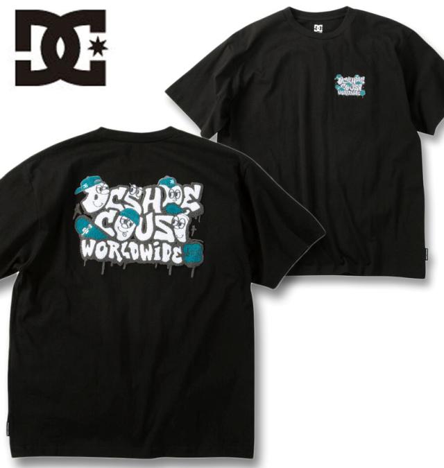 大きいサイズ DCSHOES 26 SK CREW 半袖 Tシャツ ブラック 3L 4L 5L 6L/1278-6230-2-81