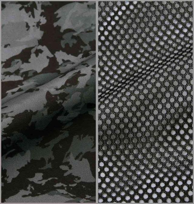 大きいサイズ OUTDOOR PRODUCTS フルダルタフタ 裏フィルム+裏メッシュ ジャケット チャコールカモ 7L 8L/1253-4300-2-83