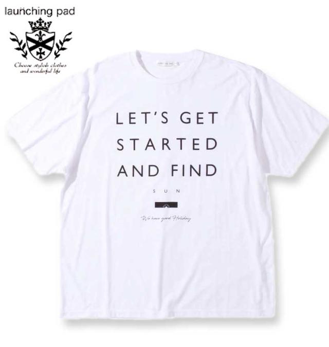 大きいサイズ launching pad コーディガン+半袖Tシャツ ブラック×ホワイト 3L 4L 5L 6L/1258-3381-2-85