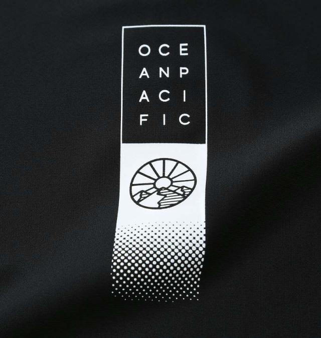 大きいサイズ OCEAN PACIFIC 長袖 ラッシュガード ブラック 3L 4L 5L 6L 8L/1278-5280-2-85