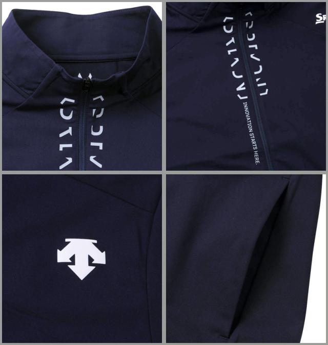 大きいサイズ SRIXON 「松山プロ共同開発」トラックジャケット ネイビー 3L 4L 5L 6L/1273-2310-1-188