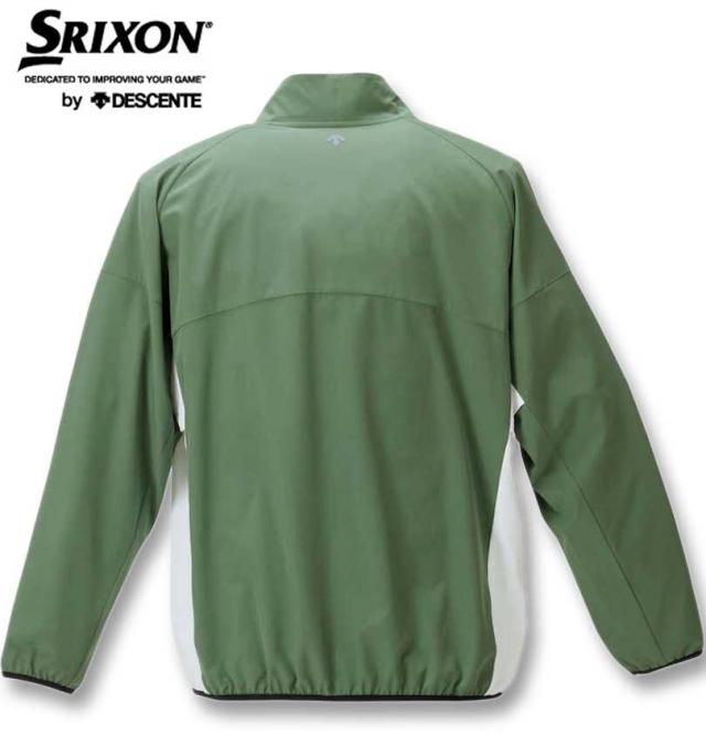 大きいサイズ SRIXON ブランドロゴデザイン ジャケット カーキ 3L 4L 5L 6L/1273-3320-1-188