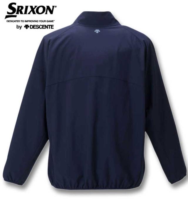 大きいサイズ SRIXON ブランドロゴデザイン ジャケット ネイビー 3L 4L 5L 6L/1273-3320-2-188