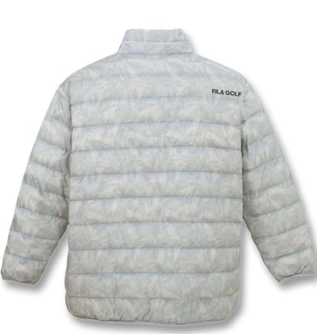 大きいサイズ FILA GOLF ハイブリット ダウン ブルゾン ライトグレー 3L 4L 5L 6L/1273-4322-1-188