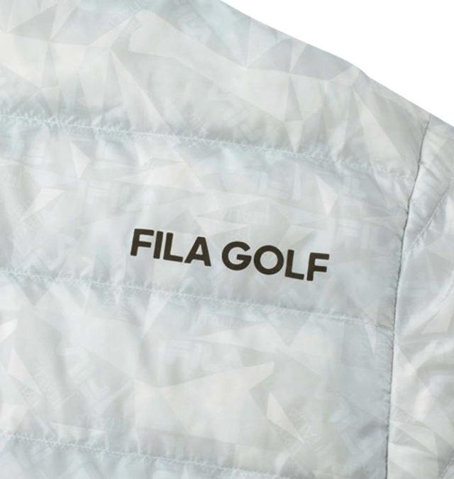 大きいサイズ FILA GOLF ハイブリット ダウン ブルゾン ライトグレー 3L 4L 5L 6L/1273-4322-1-188