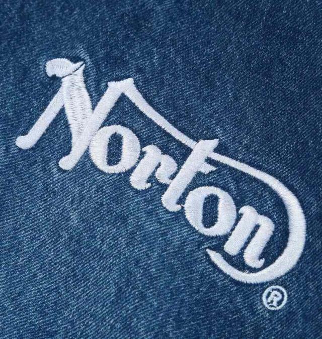 大きいサイズ Norton ノートン デニム 中綿 ジャケット サンドネイビー 3L 4L 5L 6L/1273-5355-1-288
