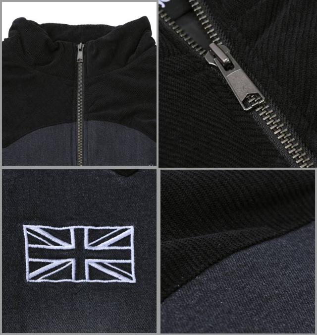 大きいサイズ Norton ノートン デニム 中綿 ジャケット サンドブラック 3L 4L 5L 6L/1273-5355-2-288