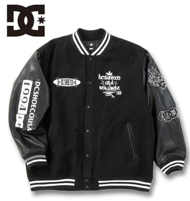 大きいサイズ DCSHOES 25 VARSITY ジャケット ブラック 3L 4L 5L 6L/1273-5365-2-288