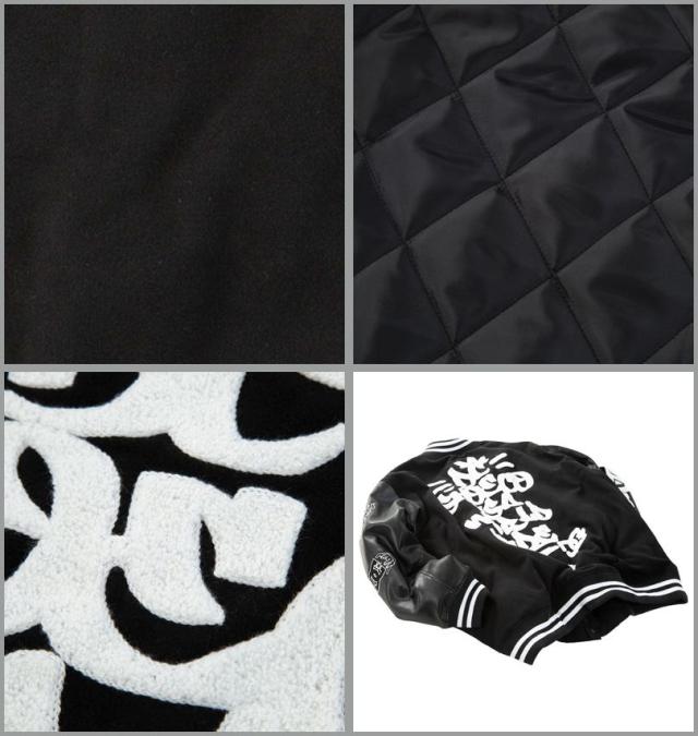 大きいサイズ DCSHOES 25 VARSITY ジャケット ブラック 3L 4L 5L 6L/1273-5365-2-288