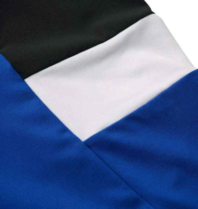 大きいサイズ SRIXON 【松山プロ共同開発】ハーフジップ ハイブリッドプルオーバー ブルー 3L 4L 5L 6L/1278-3311-1-188