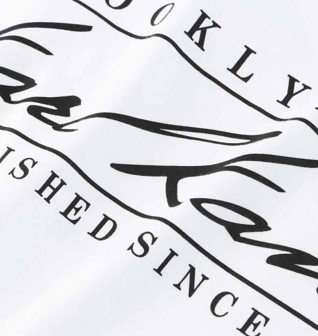 大きいサイズ KARL KANI 天竺 長袖 Tシャツ ホワイト 3L 4L 5L 6L 8L/1278-5335-1-88