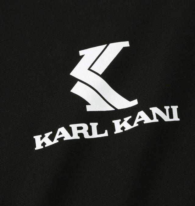 大きいサイズ KARL KANI 天竺 長袖 Tシャツ ブラック 3L 4L 5L 6L 8L/1278-5335-2-88