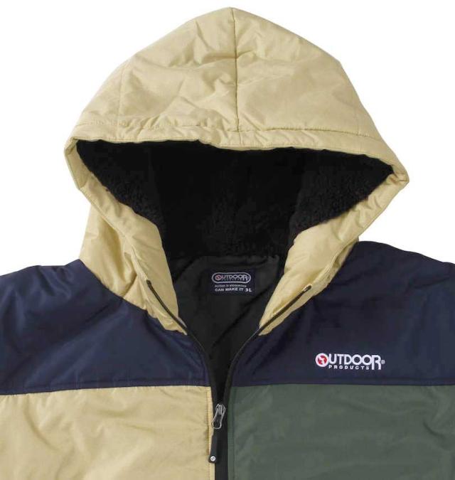 大きいサイズ OUTDOOR PRODUCTS 240Tフルダルタフタ 中綿キルトジャケット マルチ 3L 4L 5L 6L/1253-3323-3-89