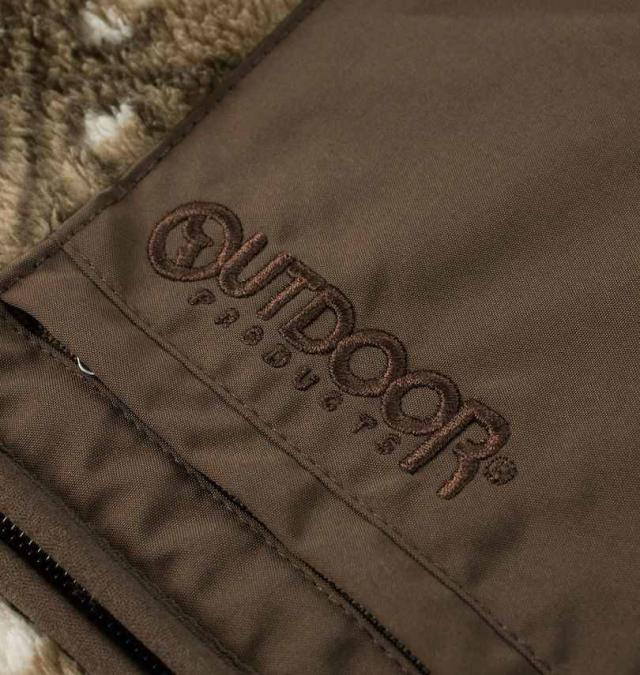 大きいサイズ OUTDOOR PRODUCTS ボアフリース 裏メッシュ ジャケット ベージュ系 3L 4L 5L 6L/1253-4304-1-89