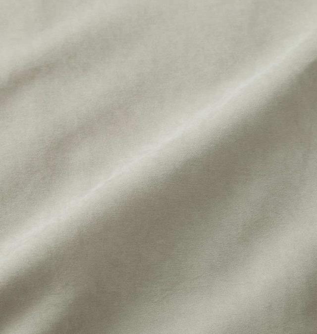 大きいサイズ in the attic 刺繍 ポリピーチ 半袖シャツ グレージュ 3L 4L 5L 6L/1257-5200-1-89