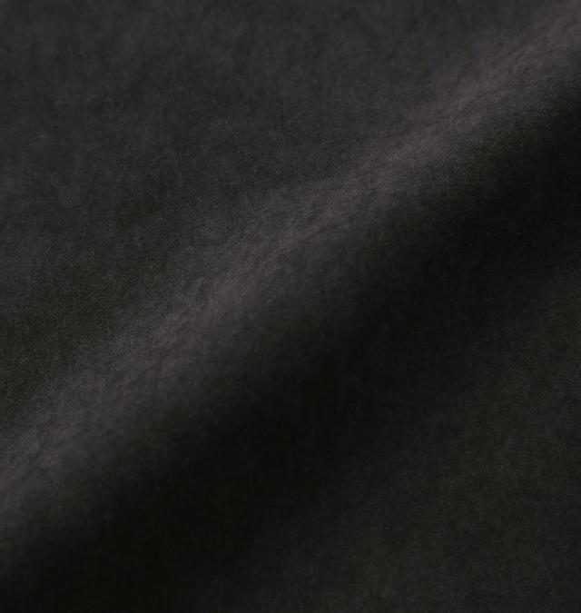 大きいサイズ in the attic 刺繍 ポリピーチ 半袖シャツ ブラック 3L 4L 5L 6L/1257-5200-2-89