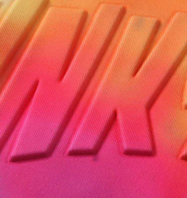 大きいサイズ FUNKY PANDA by in the attic タイダイ柄エンボス半袖Tシャツ ホワイト 3L 4L 5L 6L/1258-3223-1-89