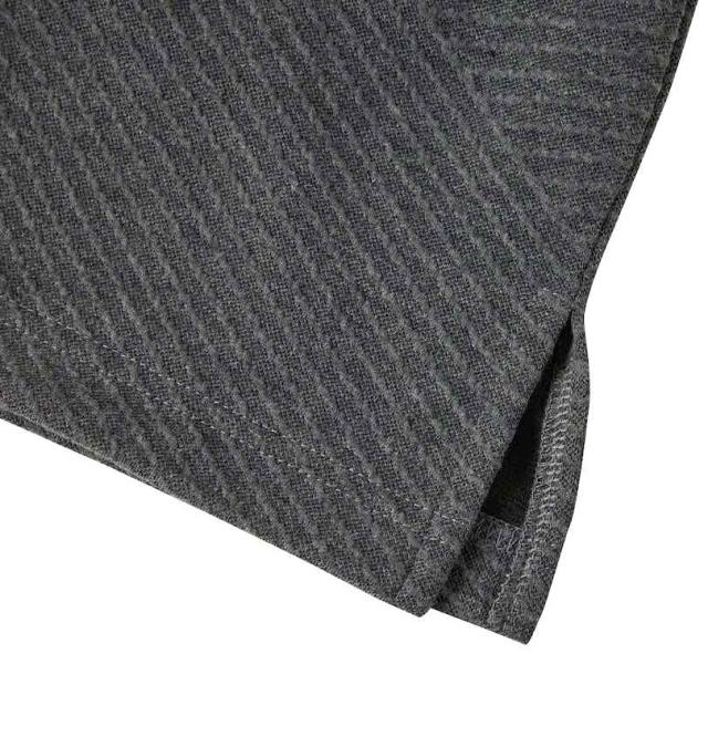 大きいサイズ in the attic バイアス膨れジャガード フーディガン チャコール 3L 4L 5L 6L/1258-3353-1-89