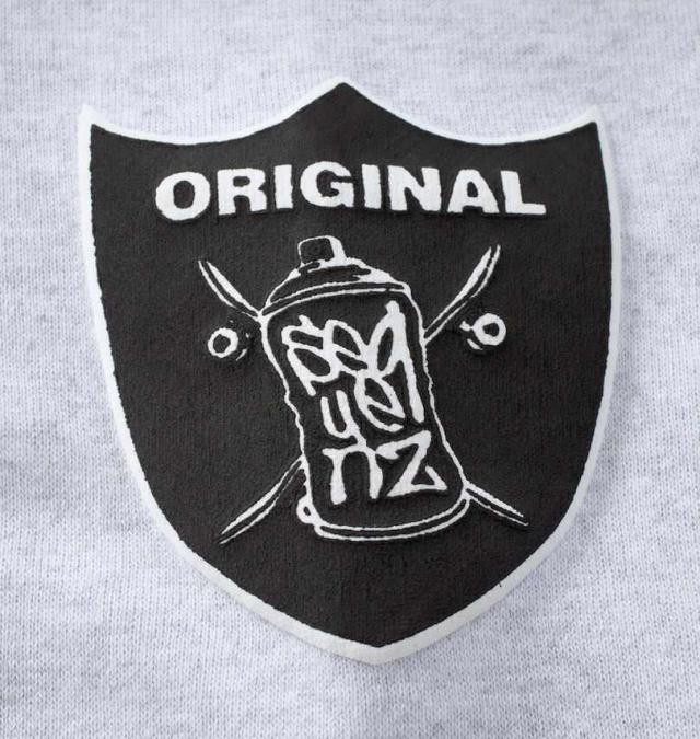 大きいサイズ SEQUENZ 90sフレバ ハーフジップ スウェット アッシュグレー 3L 4L 5L 6L/1258-4341-1-89