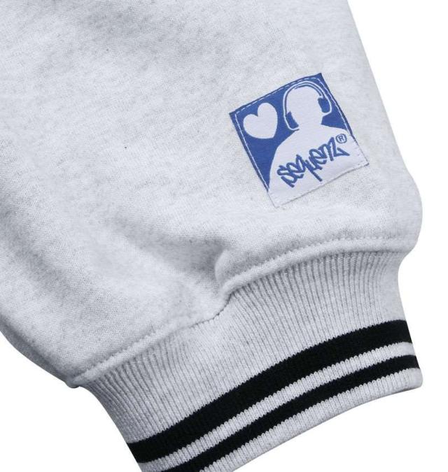 大きいサイズ SEQUENZ 90sフレバ ハーフジップ スウェット アッシュグレー 3L 4L 5L 6L/1258-4341-1-89