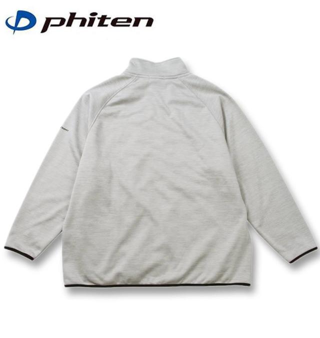 大きいサイズ Phiten ボンディングフリース×タフタキルト ジャケット オートミール 3L 4L 5L 6L 8L/1273-4621-1-89