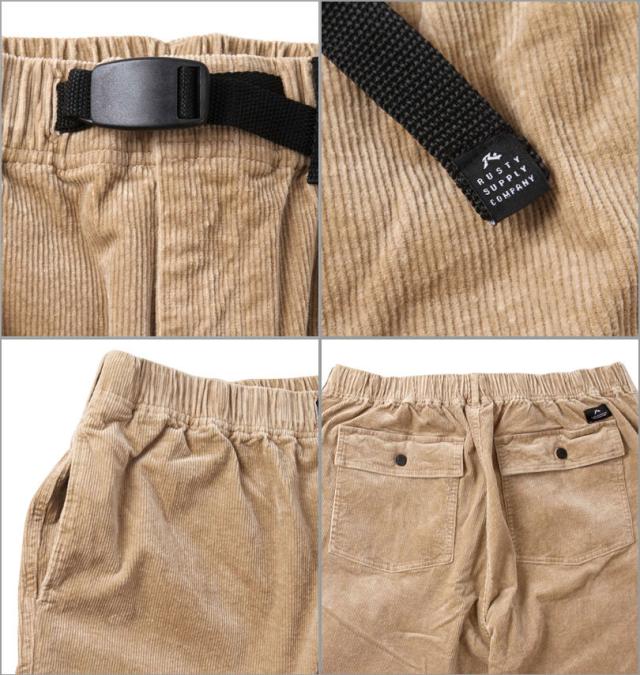 大きいサイズ RUSTY コーデュロイパンツ ベージュ 3L 4L 5L 6L/1274-1310-1-89