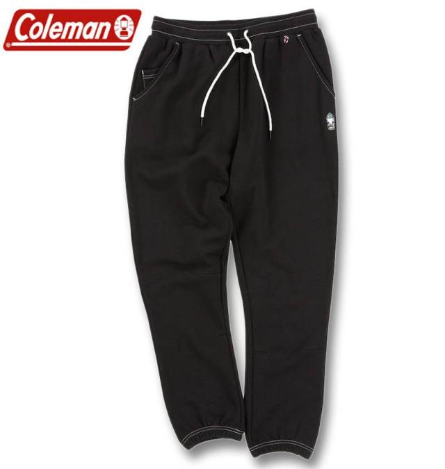 大きいサイズ Coleman 裏起毛 スウェットパンツ ブラック 3L 4L 5L 6L 8L/1274-4620-2-89
