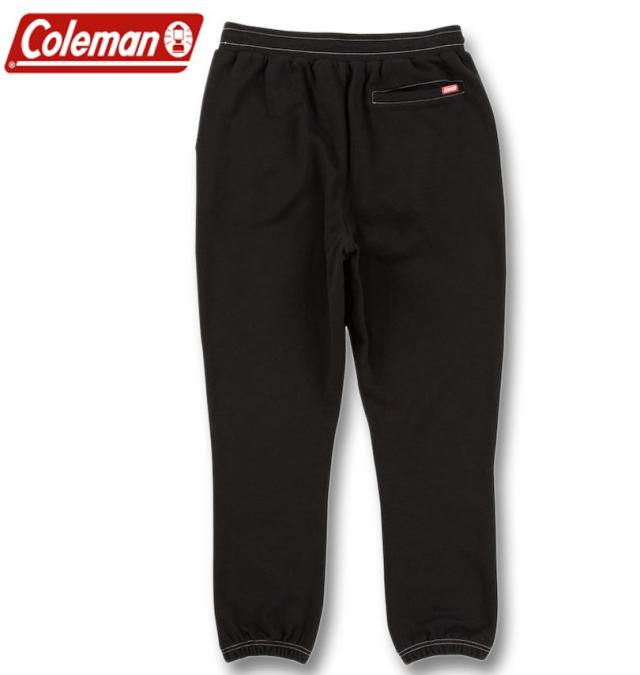 大きいサイズ Coleman 裏起毛 スウェットパンツ ブラック 3L 4L 5L 6L 8L/1274-4620-2-89