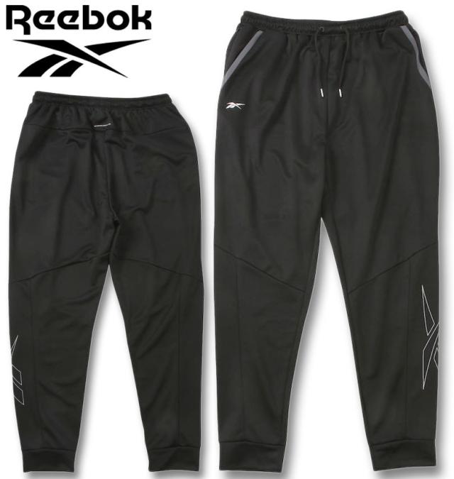 大きいサイズ Reebok ストレッチ ジャージ パンツ ブラック 3L 4L 5L 6L 8L/1274-4640-2-89の通販は 9,790円