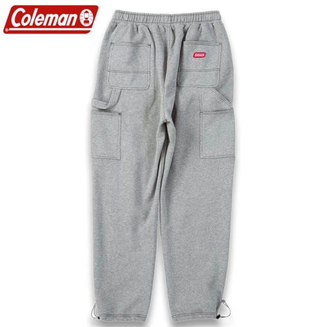 大きいサイズ Coleman 裏起毛 スウェット ペインターパンツ グレー 3L 4L 5L 6L 8L/1274-5303-1-89