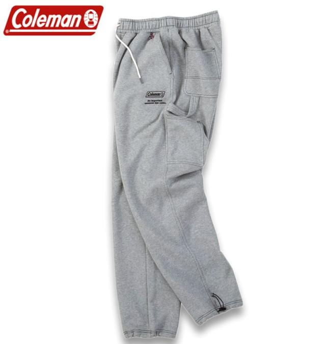 大きいサイズ Coleman 裏起毛 スウェット ペインターパンツ グレー 3L 4L 5L 6L 8L/1274-5303-1-89