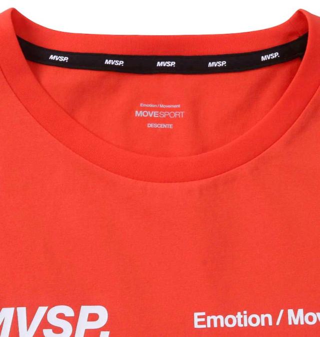 大きいサイズ DESCENTE S.F.TECH COOL FULL GRAPHIC半袖Tシャツ オレンジ 3L 4L 5L 6L/1278-3271-3-89