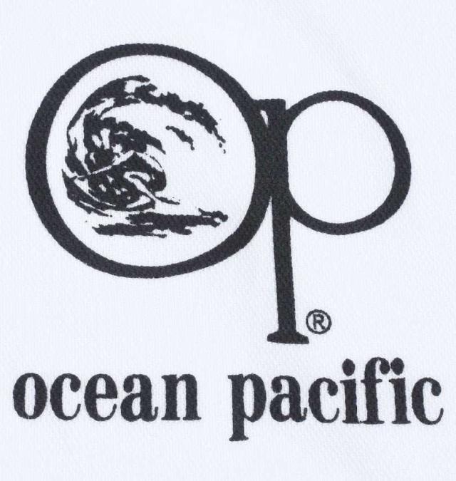 大きいサイズ OCEAN PACIFIC 長袖フルジップパーカーラッシュガード ホワイト 3L 4L 5L 6L 8L/1278-3295-1-89