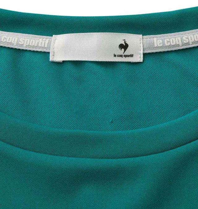 大きいサイズ LE COQ SPORTIF プラクティス 長袖Tシャツ グリーン 3L 4L 5L 6L/1278-3315-1-89
