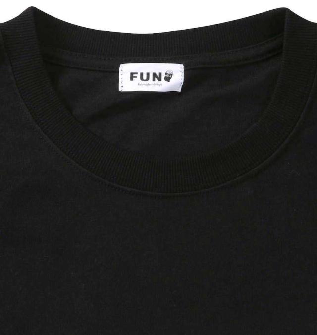 大きいサイズ FUN for modemdesign buddy-buddy ojisan 長袖Tシャツ ブラック 3L 4L 5L 6L/1278-3607-2-89