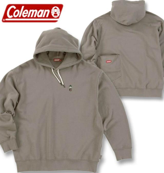 大きいサイズ Coleman 裏起毛 プルパーカー グレージュ 3L 4L 5L 6L 8L/1278-4678-1-89の通販は 8,517円