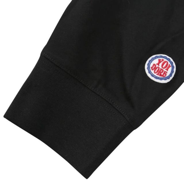 大きいサイズ YOIDORE ジンディンロウ コラボ 長袖 Tシャツ ブラック 3L 4L 5L 6L/1278-5651-2-89