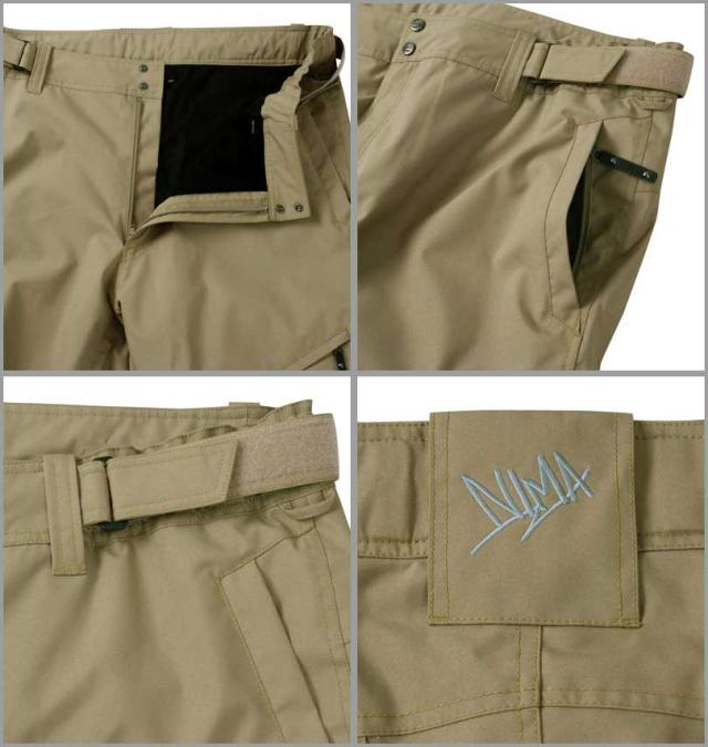 大きいサイズ nima スノーボードパンツ ベージュ 3L 5L 7L/1256-3311-1-290