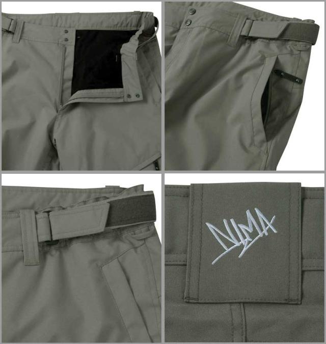 大きいサイズ nima スノーボードパンツ メタルグレー 3L 5L 7L/1256-3311-3-290