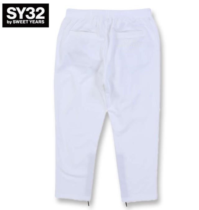 大きいサイズ SY32 by SWEET YEARS スウェットパンツ ホワイト 3L 4L 5L 6L/1274-2345-1-190