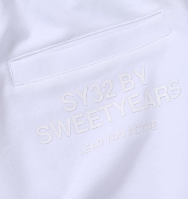 大きいサイズ SY32 by SWEET YEARS スウェットパンツ ホワイト 3L 4L 5L 6L/1274-2345-1-190