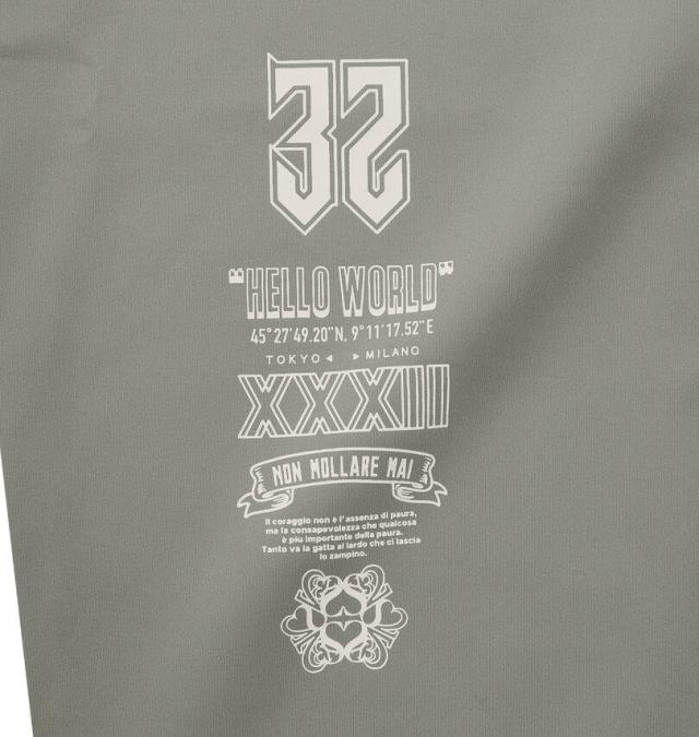 大きいサイズ SY32 by SWEET YEARS ダブルニット パンツ グレー 3L 4L 5L 6L/1274-6110-1-190