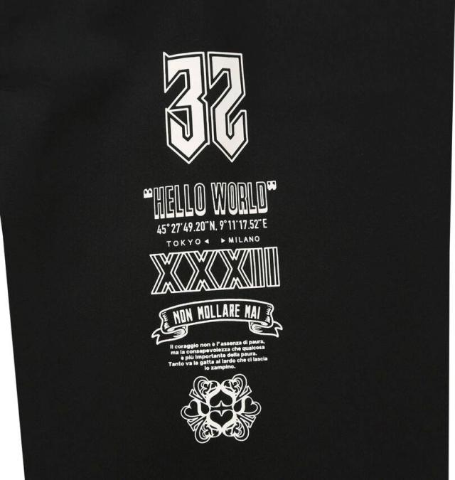 大きいサイズ SY32 by SWEET YEARS ダブルニット パンツ ブラック 3L 4L 5L 6L/1274-6110-2-190