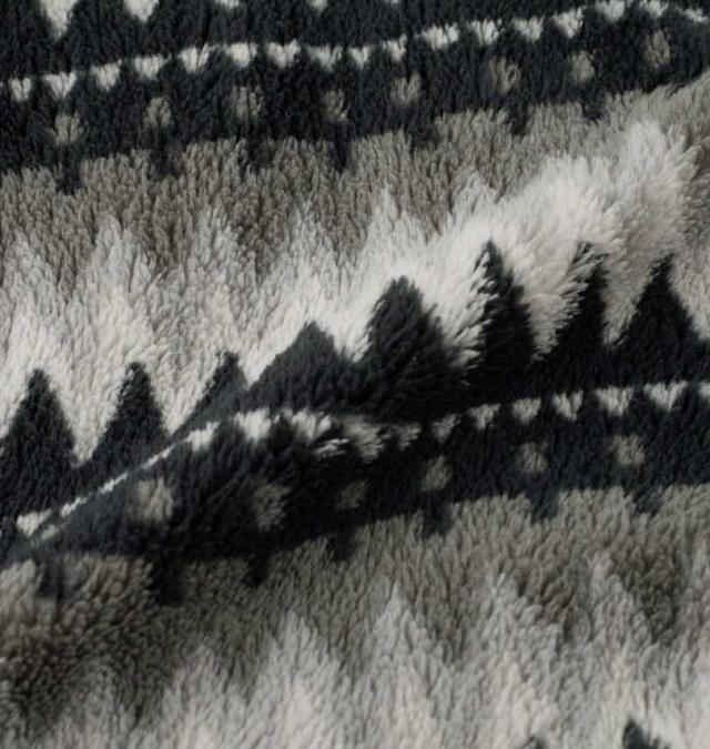 大きいサイズ OUTDOOR PRODUCTS ボアフリース 裏メッシュ ジャケット ブラック系 7L 8L/1253-4304-2-94