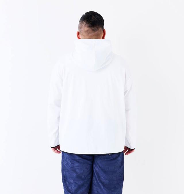 大きいサイズ OCEAN PACIFIC PEARTEX UV 長袖 フルジップパーカー ラッシュガード ホワイト 3L 4L 5L 6L 8L/1278-5281-1-95