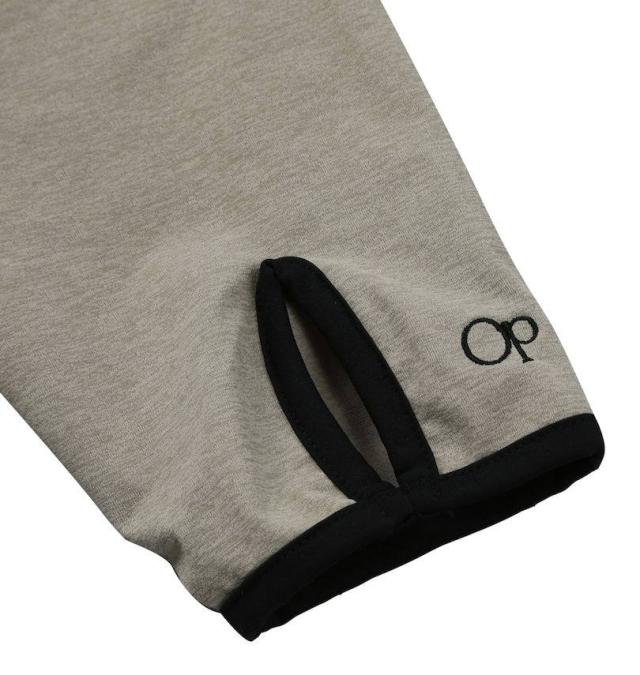 大きいサイズ OCEAN PACIFIC PEARTEX UV 長袖 フルジップパーカー ラッシュガード オリーブ 3L 4L 5L 6L 8L/1278-5281-3-95