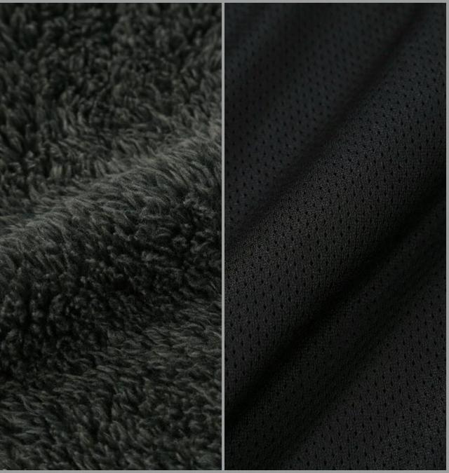 大きいサイズ OUTDOOR PRODUCTS 裏メッシュ ボア フリース ジャケット グレー 7L 8L/1253-5324-1-96