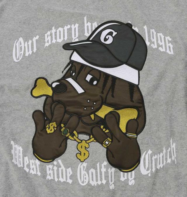 大きいサイズ GALFY ウェッサイ成金 パイル 半袖 スタンドフルジップ 上下セット モクグレー 3L 4L 5L 6L/1258-5241-1-198