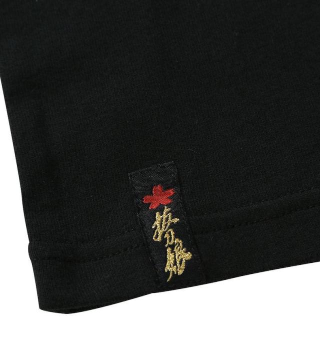 大きいサイズ 絡繰魂抜刀娘 凛 一刀流 半袖 Tシャツ ブラック 3L 4L 5L 6L 8L/1258-5255-1-98